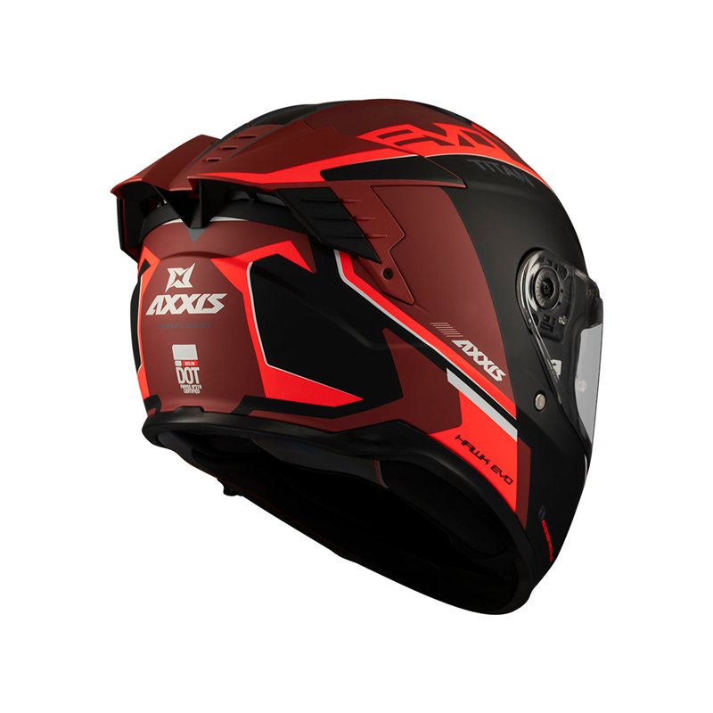 CASCO AXXIS HAWK SV EVO TITAN B5 ROJO MATE CASCO AXXIS HAWK SV EVO TITAN B5 ROJO MATE